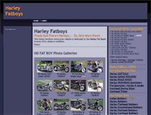 Tablet Screenshot of harley-fatboys.com